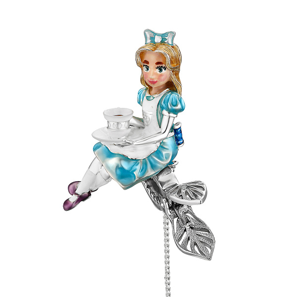 Ситечко «Алиса» из серебра 