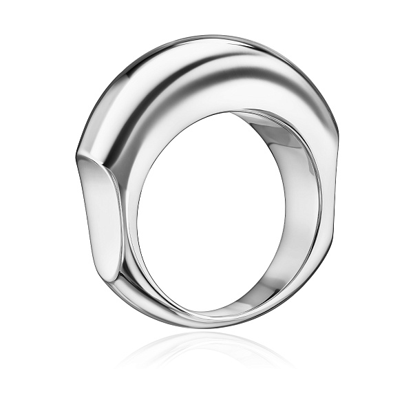 Кольцо из белого золота 