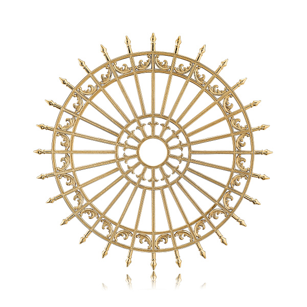 Коустер «Решетка Верхнего Лебяжьего моста» из серебра 