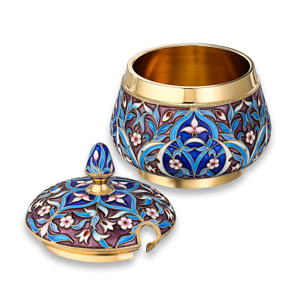 Сахарница «Аравийский» из серебра