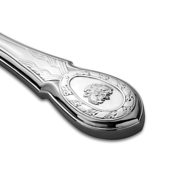 Ложка разливательная из серебра 