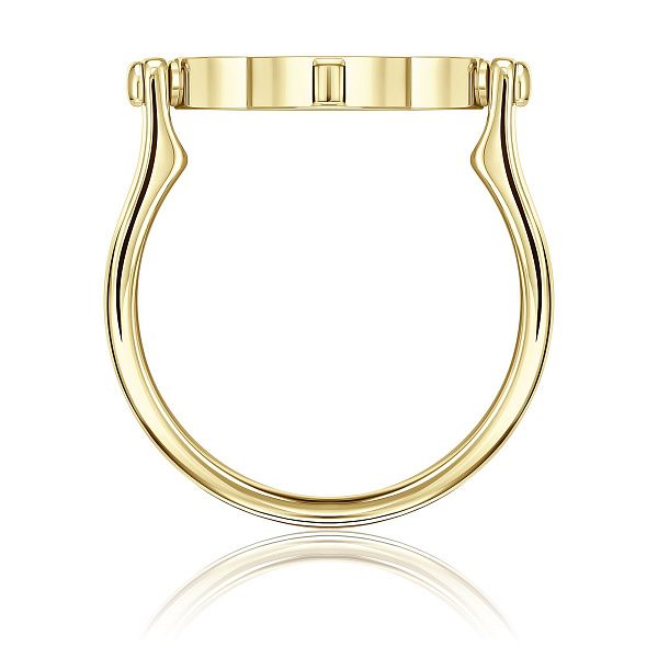 Кольцо из желтого золота с бриллиантами