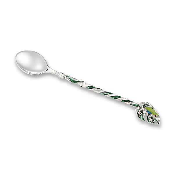 Ложка кофейная из серебра 