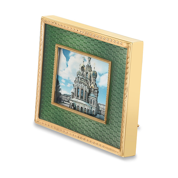 Рамка для фото с деревом и ювелирным стеклом