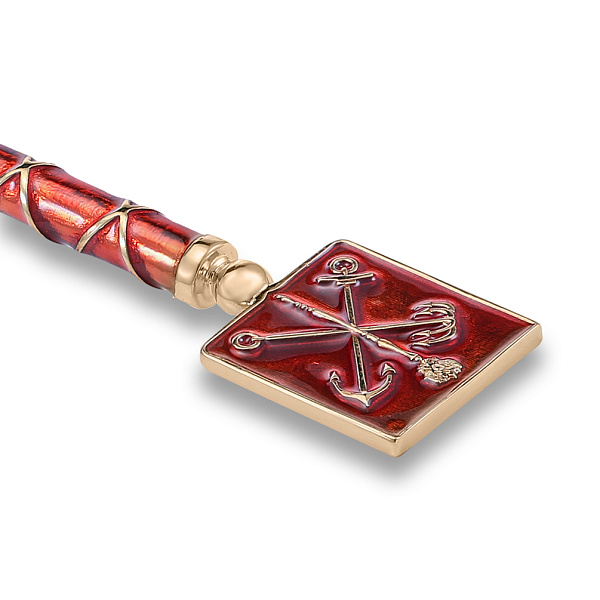 Ложка кофейная «Герб Санкт-Петербурга» из серебра