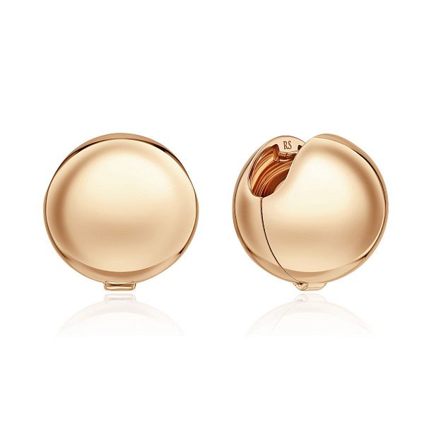 Серьги из красного золота 