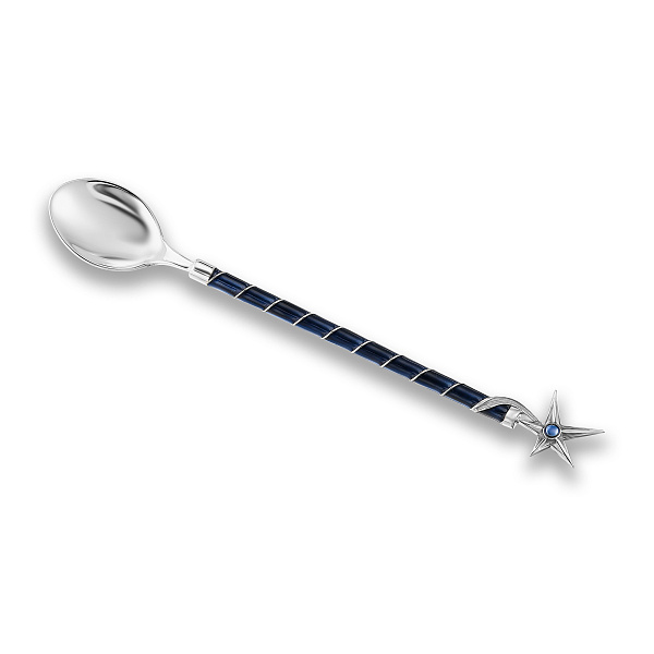 Ложка кофейная из серебра 