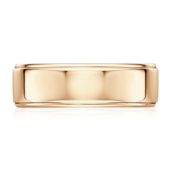 Обручальное кольцо из красного золота 